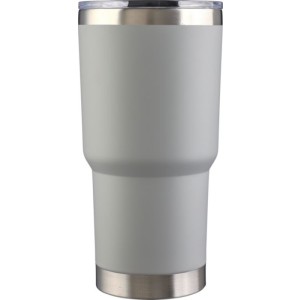 Rozsdamentes acl duplafal bgre, 590 ml, szrke