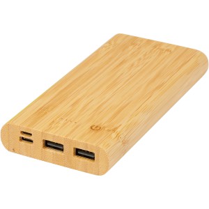 Tulda 10 000 mAh bambusz powerbank, natr