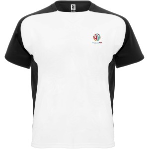 Bugatti rvid ujj uniszex sportpl, white, solid black (T-shirt, pl, kevertszlas, mszlas)