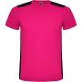 Detroit rvid ujj gyerek sportpl, fuchsia, solid black