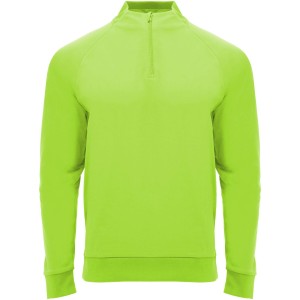 Epiro hossz ujj negyed cipzros uniszex pulver, fluor green (pulver)