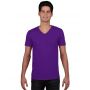 Gildan SoftStyle frfi V-nyak pl, Purple