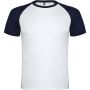 Indianapolis rvid ujj uniszex sportpl, white, navy blue