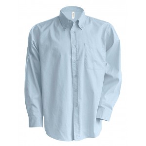 Kariban Easy Care hosszujj ing, Oxford Blue (ing, blz)
