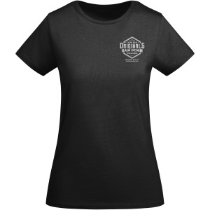 Roly Breda ni organikus pamut pl, Solid black (T-shirt, pl, 90-100% pamut)